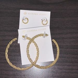 Kendra Scott Gold Hoop Earrings